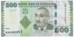 Tanzánia 2010. 500Sh T:I  Tanzania 2010. 500 Shilling C:UNC  Krause P#40 - Ohne Zuordnung