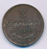 Ausztria 1848A 2kr Cu T:AU Patina Austria 1848A 2 Kreuzer Cu C:AU Patina Krause KM#2188 - Non Classés