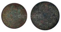 Ausztria 1859A 5/10kr Cu + 1859A 1kr Cu T:F Patina Austria 1859A 5/10 Kreuzer Cu + 1859A 1 Kreuzer Cu C:F Patina - Non Classés