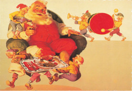 PUBLICITES - Coca Cola - Père Noel - Carte Postale Ancienne - Publicité