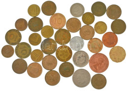 34db-os Vegyes Külföldi érmetétel, Közte Tajvan, NSZK, Románia, Új-Zéland Stb. T:vegyes 34pcs Of Mixed Foreign Coin Lot  - Non Classés