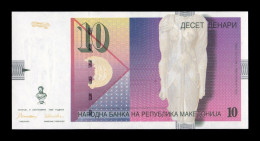 Macedonia 10 Denari 1996 Pick 14a Sc Unc - Noord-Macedonië