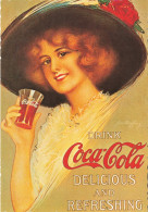 PUBLICITE - Coca Cola - Delicious And Refreshing - Carte Postale Ancienne - Publicité