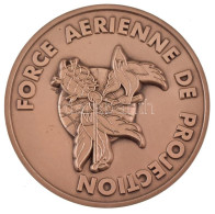 1997. "Force Aerienne De Projection" Ezüstpatinázott Bronz Plakett, Hátoldalon Gravírozva, Dísztokban (92mm) T:AU,XF - Sin Clasificación