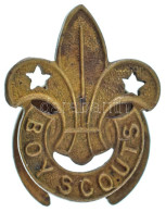 Nagy-Britannia ~1930. "Boy Scouts (Fiú Cserkészek)" Bronz Cserkész Gomblyuk Jelvény, Hátoldalán "Collins London" Gyártói - Unclassified