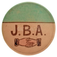 DN "J.B.A." Kitűző (23mm) T:AU,XF - Non Classés