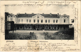 T4 1905 Alvinc, Vintu De Jos; Vasútállomás, MÁV Vagon / Bahnstation / Railway Station, Wagon (r) - Non Classés