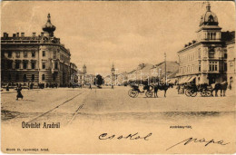 * T3 1902 Arad, Andrássy Tér. Bloch H. Kiadása / Square, Street View (EB) - Ohne Zuordnung