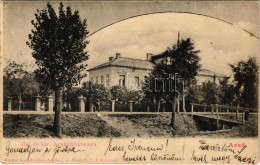 T4 1905 Arad, Cs. és Kir. Huszárlaktanya. Kerpel Izsó Kiadása. Honisch L. I. Felvétele / K.u.K. Military Hussar Barracks - Unclassified