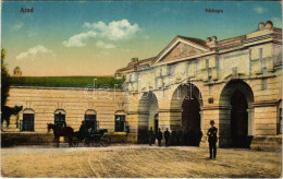 * T3 Arad, Várkapu, Katonák. Vasúti Levelezőlapárusítás 8. Sz. 1916. / Castle Gate, K.u.K. Soldiers (EB) - Sin Clasificación