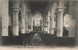 FRANCE - Le Tremblay Les Gonesse - Intérieur De L'église - Carte Postale Ancienne - Other & Unclassified