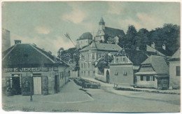 * T4 1913 Brassó, Kronstadt, Brasov; Hosszú Középutca, E. Jekel üzlete. Zeidner H. Kiadása / Street View, Shop (b) - Sin Clasificación