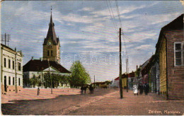 ** T2/T3 Feketehalom, Zeiden, Codlea; Marktplatz / Fő Tér, Városház Torony. Atelier Greiner / Main Square, Town Hall Tow - Unclassified