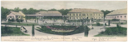 T2/T3 1903 Félixfürdő, Baile Felix; Park, Vízesés és Gyógyterem, Nagyszálloda. Csasthó Gábor és Társa Kiadása. 2-részes  - Non Classés