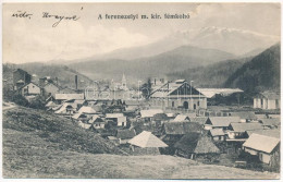 T2/T3 1915 Fernezely, Felsőfernezely, Firiza (Nagybánya, Baia Mare); M. Kir. Fémkohó, Bánya. Kovács Gyula Kiadása / Meta - Ohne Zuordnung