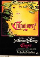 PUBLICITE - Film - Chinatown - Jack Nicholson - Faye Dunaway - Carte Postale Ancienne - Publicité