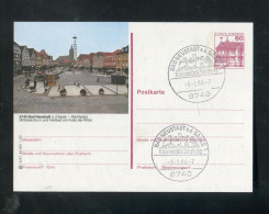 "BUNDESREPUBLIK DEUTSCHLAND" Bildpostkarte Mit Bildgleichem Stempel Ex "BAD NEUSTADT" (6063) - Illustrated Postcards - Used