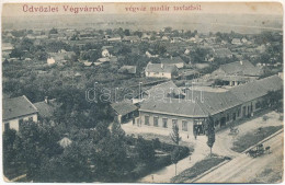 * T4 1908 Végvár, Tormac; Madártávlatból, Róna Jakab üzlete / General View, Shop (EM) - Non Classés