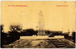 T2/T3 1908 Zsombolya, Hatzfeld, Jimbolia; Kossuth Szobor. W.L. 423. / Statue (Rb) - Non Classificati