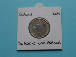 2011 - 1 Euro >> De Kaart Van ESTLAND ( Zie / Voir / See > DETAIL > SCANS ) ! - Estonie