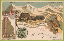 Ad5325 - SWITZERLAND Schweitz - Ansichtskarten VINTAGE POSTCARD-Wengernalp-1901 - Enge