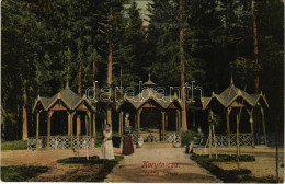 T2/T3 1908 Koritnyica, Korytnica; Zsófia Forrás. Komor Testvérek Kiadása / Mineral Water Spring, Spa (fa) - Ohne Zuordnung