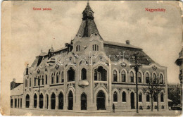 T3 1914 Nagymihály, Michalovce; Grosz Palota. Bucsinszky István Kiadása / Palace (EK) - Unclassified