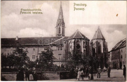 ** T1/T2 Pozsony, Pressburg, Bratislava; Ferenciek Templom / Franziskanerkirche / Church - Ohne Zuordnung