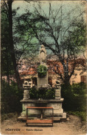 * T3 1908 Pöstyén, Pistyan, Piestany; Votiv Statue / Fogadalmi Szobor. Kohn Bernát Kiadása / Monument (Rb) - Non Classés