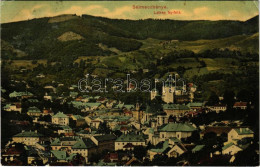 T2/T3 1910 Selmecbánya, Banská Stiavnica; Látkép Nyugat Felé. Joerges Kiadása / General View (EK) - Unclassified