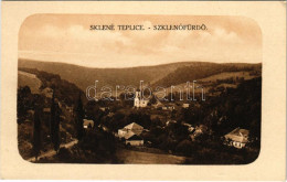 ** T2/T3 Szklenófürdő, Sklené Teplice; Látkép / General View, Spa (EK) - Ohne Zuordnung