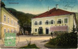 T3 1912 Szklenófürdő, Sklené Teplice; Úri Fürdő, Gyógyszertár / Spa, Bath, Pharmacy (EK) - Ohne Zuordnung