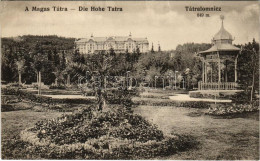 T2/T3 1918 Tátralomnic, Tatranská Lomnica (Magas-Tátra, Vysoké Tatry); Palota Szálloda. Kuszmann Gyula Kiadása / Hotel ( - Ohne Zuordnung