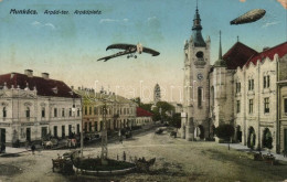 T3 Munkács, Árpád Tér A Jövőben / Arpad Square In The Future (small Tear) - Non Classificati