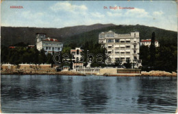 ** T2/T3 Abbazia, Opatija; Dr. Szegő Szanatóriuma / Sanatorium (EK) - Non Classés