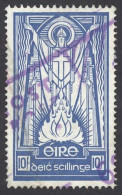 Ireland Sc# 123 Used (a) 1943-1945 10sh St. Patrick And Paschal Fire - Gebruikt