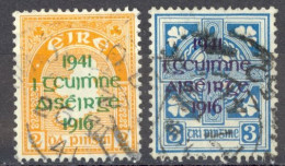 Ireland Sc# 118-119 Used 1941 Overprint - Usati