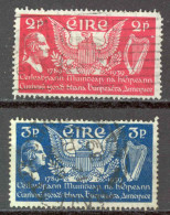 Ireland Sc# 103-104 Used 1939 US Constitution 150th - Used Stamps