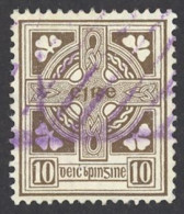 Ireland Sc# 75 Used 1922-1923 10p Celtic Cross - Used Stamps