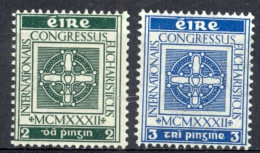 Ireland Sc# 85-86 MH (a) 1932 Cross Of Cong & Chalice - Nuovi