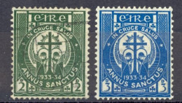 Ireland Sc# 88-89 MH (b) 1933 Adoration Of The Cross - Neufs