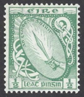 Ireland Sc# 65 MNH 1922-1923 1/2p Sword Of Light - Unused Stamps