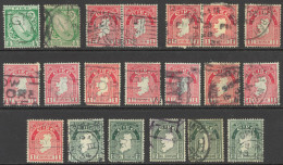 Ireland Sc# 65-68 (Assorted) Used Lot/20 1922-1923 Definitives - Oblitérés