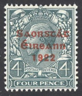 Ireland Sc# 50 MNH 15X8½ 1922-1923 4p Overprint - Nuevos