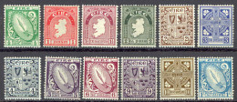 Ireland Sc# 65-76 MH 1922-1923 Definitives - Nuevos