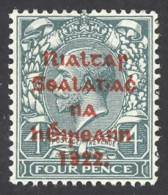 Ireland Sc# 29 MNH 14½X16mm 1922 4p Alex. Thom Overprint - Unused Stamps