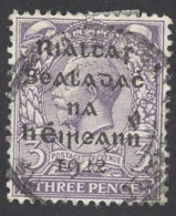 Ireland Sc# 4 Used 1922 3p Dollard Overprint - Gebraucht