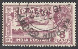 India Sc# C5 Used (b) 1929-1930 8a Air Post - Luchtpost