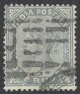 India Sc# 46 Used 1882-1887 1r Queen Victoria  - 1882-1901 Keizerrijk