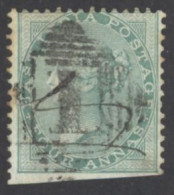 India Sc# 17 Cull 1864 4a Green Queen Victoria  - 1858-79 Kolonie Van De Kroon